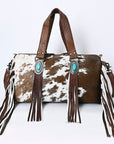 ADBG1090 American Darling Duffel Hair-On Genuine Leather women bag western handbag purse