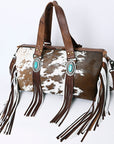 ADBG1090 American Darling Duffel Hair-On Genuine Leather women bag western handbag purse