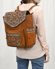 ADBG1093 American Darling Backpack Hand Tooled Genuine Leather women bag western handbag purse