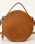 ADBG1094 American Darling Canteen Hand Tooled Saddle Blanket Genuine Leather women bag western handbag purse