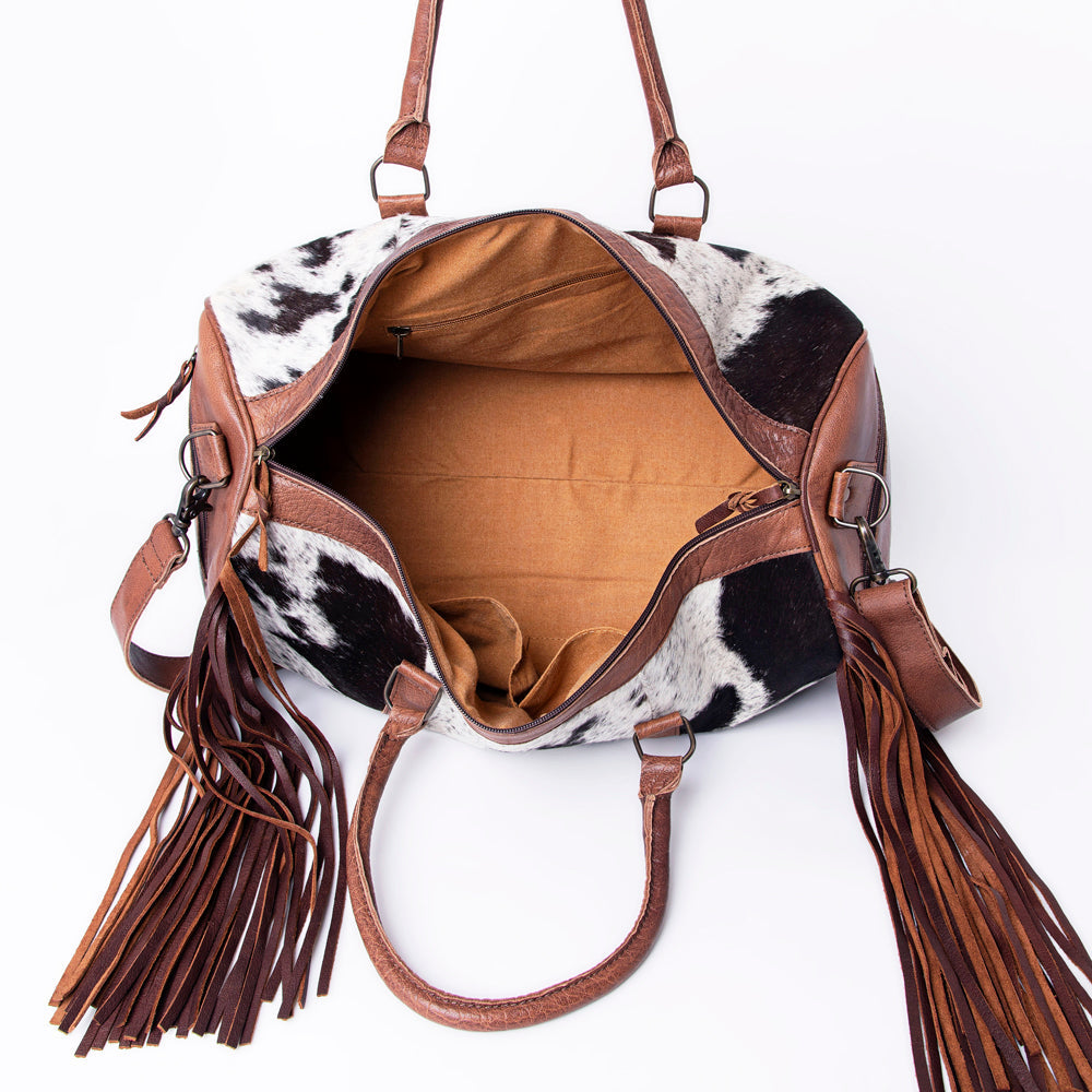 ADBG1095 American Darling Duffel Hair-On Genuine Leather women bag western handbag purse