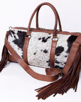 ADBG1095 American Darling Duffel Hair-On Genuine Leather women bag western handbag purse
