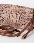 American Darling ORGANISER Upcycled Wool Genuine Leather women bag western handbag purse