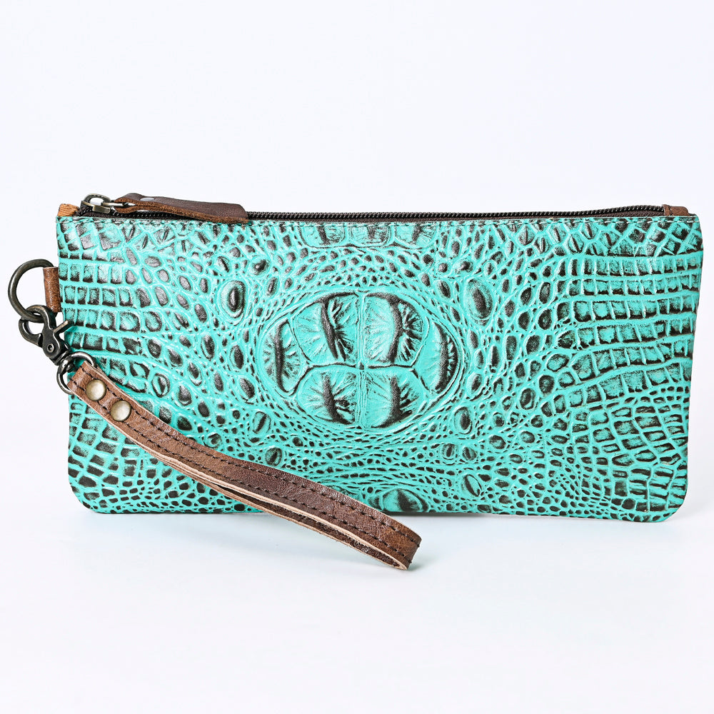 American Darling Crocodile Embossed Genuine Leather Women Bag Western Handbag Purse