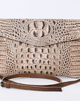 ADBGS178BI American Darling Crocodile Embossed Genuine Leather Women Bag Western Handbag Purse