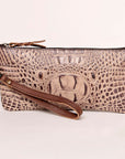 American Darling Crocodile Embossed Genuine Leather Women Bag Western Handbag Purse