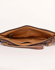 American Darling Crocodile Embossed Genuine Leather Women Bag Western Handbag Purse