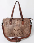 American Darling Crocodile Embossed Genuine Leather Women Bag Western Handbag Purse