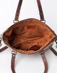 American Darling Crocodile Embossed Genuine Leather Women Bag Western Handbag Purse