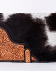 American Darling Portfolio Bag Hand Tooled Crocodile embossed Genuine Leather women bag western handbag purse
