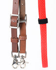 8 Ft Hilason Horse Western Leather Rubber Grip Barrel Split Reins