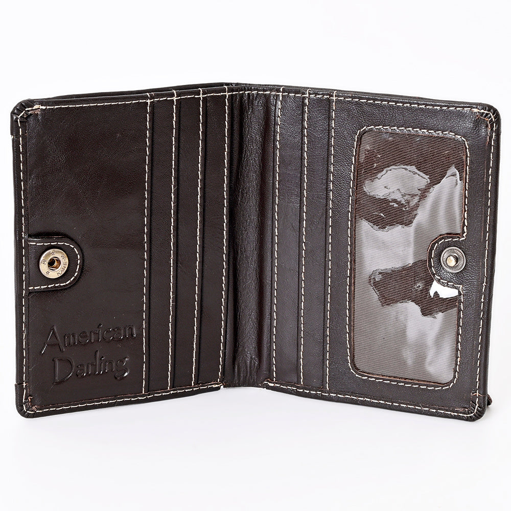 American Darling Card-Holder Hair-On Genuine Leather Women Bag Western Handbag Purse