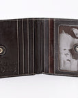 American Darling Card-Holder Hair-On Genuine Leather Women Bag Western Handbag Purse