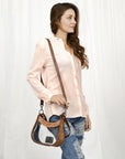 American Darling ADBG1098 Clear Bag Hand Tooled Genuine Leather Women Bag Western Handbag Purse