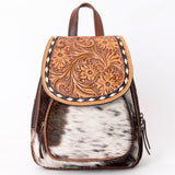 ADBG1102 American Darling Backpack Hand Tooled Hair-On Genuine Leather women bag western handbag purse