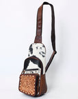 American Darling Sling Hand Tooled Hair-On Genuine Leather women bag western handbag purse