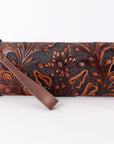 American Darling ADBG1106A Wallet Hand Tooled Genuine Leather Women Bag Western Handbag Purse
