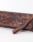 American Darling ADBG1106A Wallet Hand Tooled Genuine Leather Women Bag Western Handbag Purse