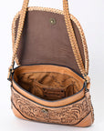 American Darling Small Crossbody Hand Tooled Genuine Leather women bag western handbag purse