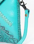 American Darling Envelope Hand Tooled Genuine Leather women bag western handbag purse