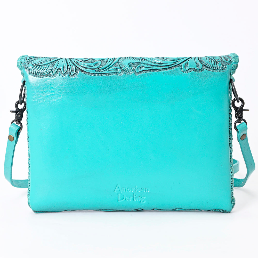 American Darling Envelope Hand Tooled Genuine Leather women bag western handbag purse