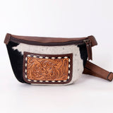 ADBG1110 American Darling Fanny Pack Hand Tooled Hair-On Genuine Leather women bag western handbag purse