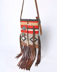 American Darling ADBG1116 Cross Body Ii Saddle Blanket Genuine Leather Women Bag Western Handbag Purse