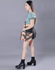 ADBG1117 American Darling Wallet Saddle Blanket Genuine Leather women bag western handbag purse