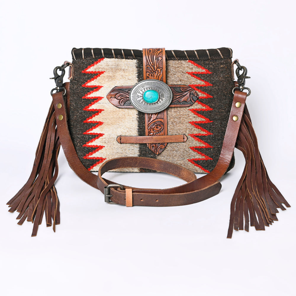 ADBG1118 American Darling Cross Body Saddle Blanket Genuine Leather women bag western handbag purse