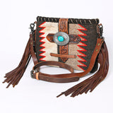 ADBG1119 American Darling Tote Saddle Blanket Genuine Leather women bag western handbag purse