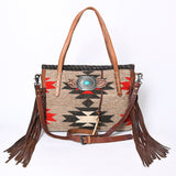 ADBG1119 American Darling Tote Saddle Blanket Genuine Leather women bag western handbag purse