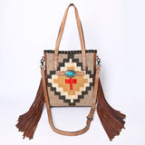 ADBG1120 American Darling Tote Saddle Blanket Genuine Leather women bag western handbag purse