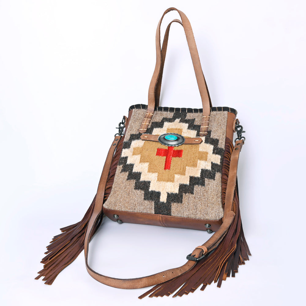 ADBG1120 American Darling Tote Saddle Blanket Genuine Leather women bag western handbag purse