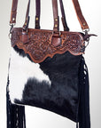 American Darling Cross Body I Hand Tooled Hair-On Genuine Leather Women Bag Western Handbag Purse