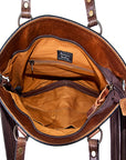 American Darling Cross Body I Hand Tooled Hair-On Genuine Leather Women Bag Western Handbag Purse