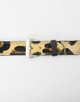 American Darling ADWAM103 Beautifully Hair-On Genuine American Leather I watch Strap Men and Women Unisex