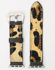 American Darling ADWAM103 Beautifully Hair-On Genuine American Leather I watch Strap Men and Women Unisex
