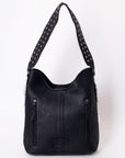 American Darling ADBG1122B Hobo Hobo Hand Tooled Hair-On Genuine Leather women bag western handbag purse