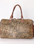American Darling Duffel Hand Tooled Hair on Genuine Leather Western Women Bag | Handbag | Leather Duffle Bag | Weekend Bag | Travel Duffel Bags | Duffel Bag for Women | Leather Duffle Bag