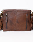 ADBGA332 American Darling Hand Tooled Hair On Genuine Leather Women Bag Western Handbag Purse