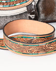 ADBGA335 American Darling Hand Tooled Hair On Genuine Leather Women Bag Western Handbag Purse