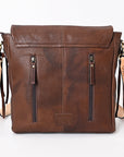 ADBGA337 American Darling Hand Tooled Hair On Genuine Leather Women Bag Western Handbag Purse
