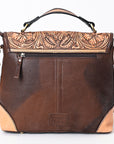 ADBGA338 American Darling Hand Tooled Hair On Genuine Leather Women Bag Western Handbag Purse