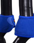 HILASON Bell Boots for Horses No Turn Protection Comfort & Durability Quick Wrap Hook and Loop Jumping Boots Sold in Pairs