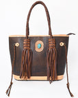 American Darling Tote Genuine Leather Women Bag Western Handbag Purse