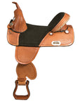 Western Horse Saddle American Leather Barrel Racing Saddle Hilason
