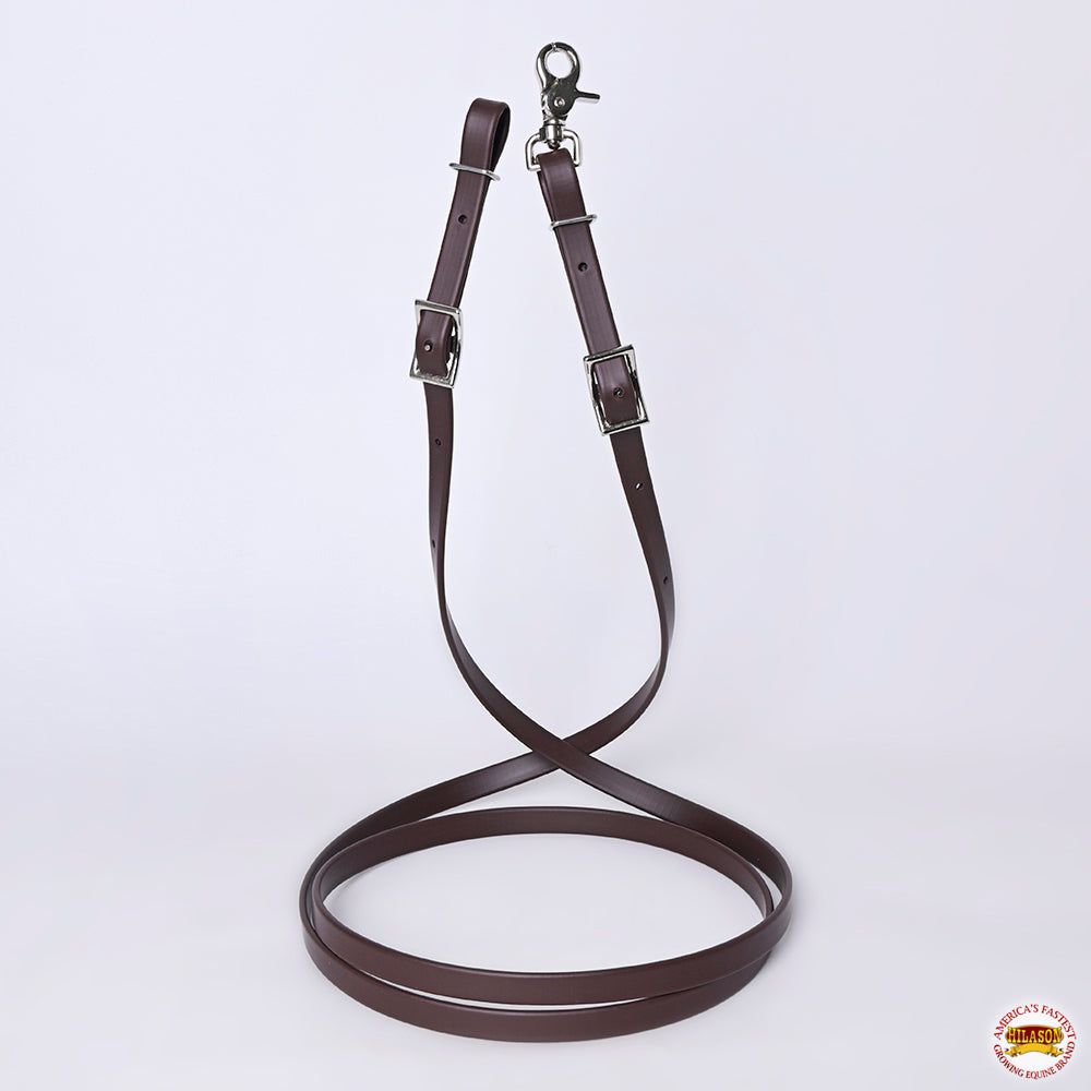 Hilason Western Horse Headstall Breast Collar Split Rein Biothane Leather