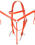 HILASON Western Horse Biothane Leather Headstall & Breast Collar Set