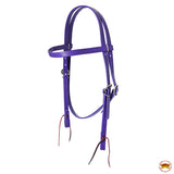 Hilason Western Horse Headstall Breast Collar Split Rein Biothane Leather