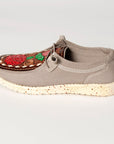American Darling ADFT133GR12 Hand tooled carved genuine leather trim lightweight shoe footwear slip on